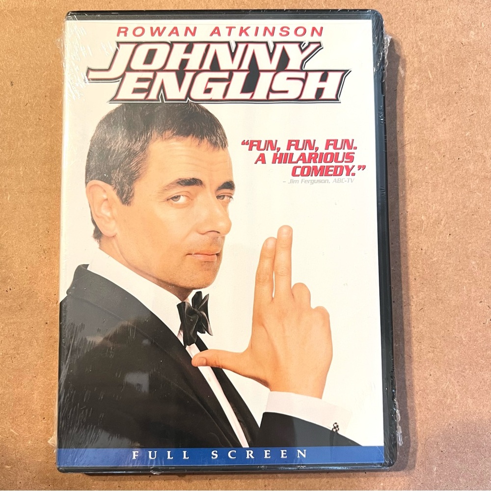 NEW, SEALED DVD Johnny English (Full Screen‎ Edition) - Rowan Atkinson Comedy